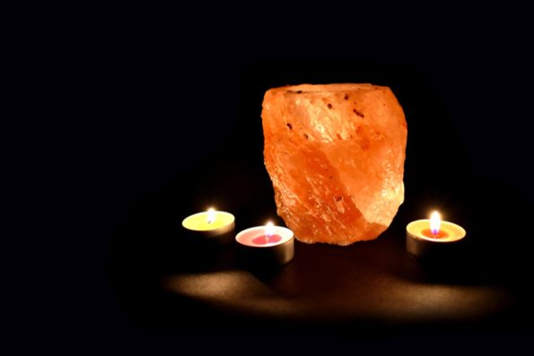 salt lamp tea light