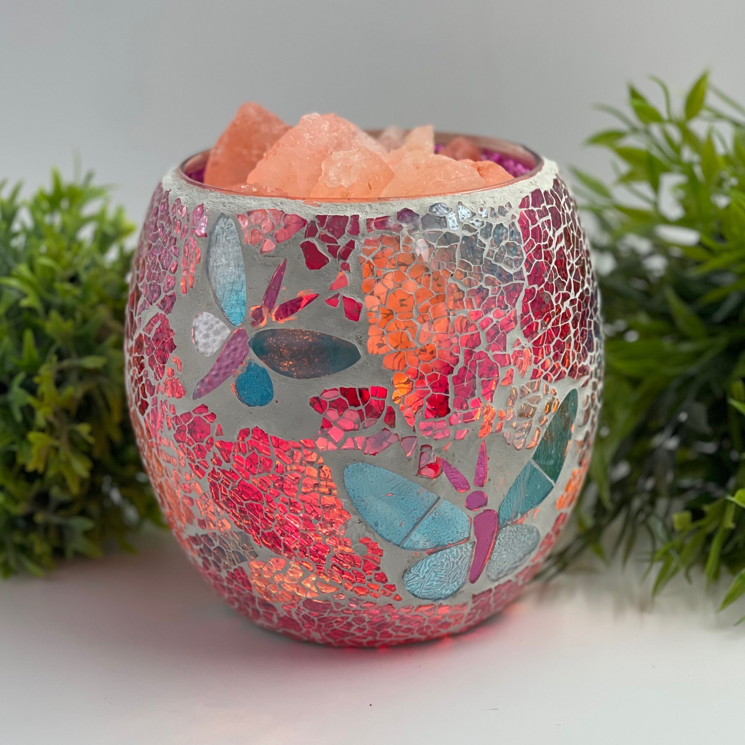 mosaic salt lamp