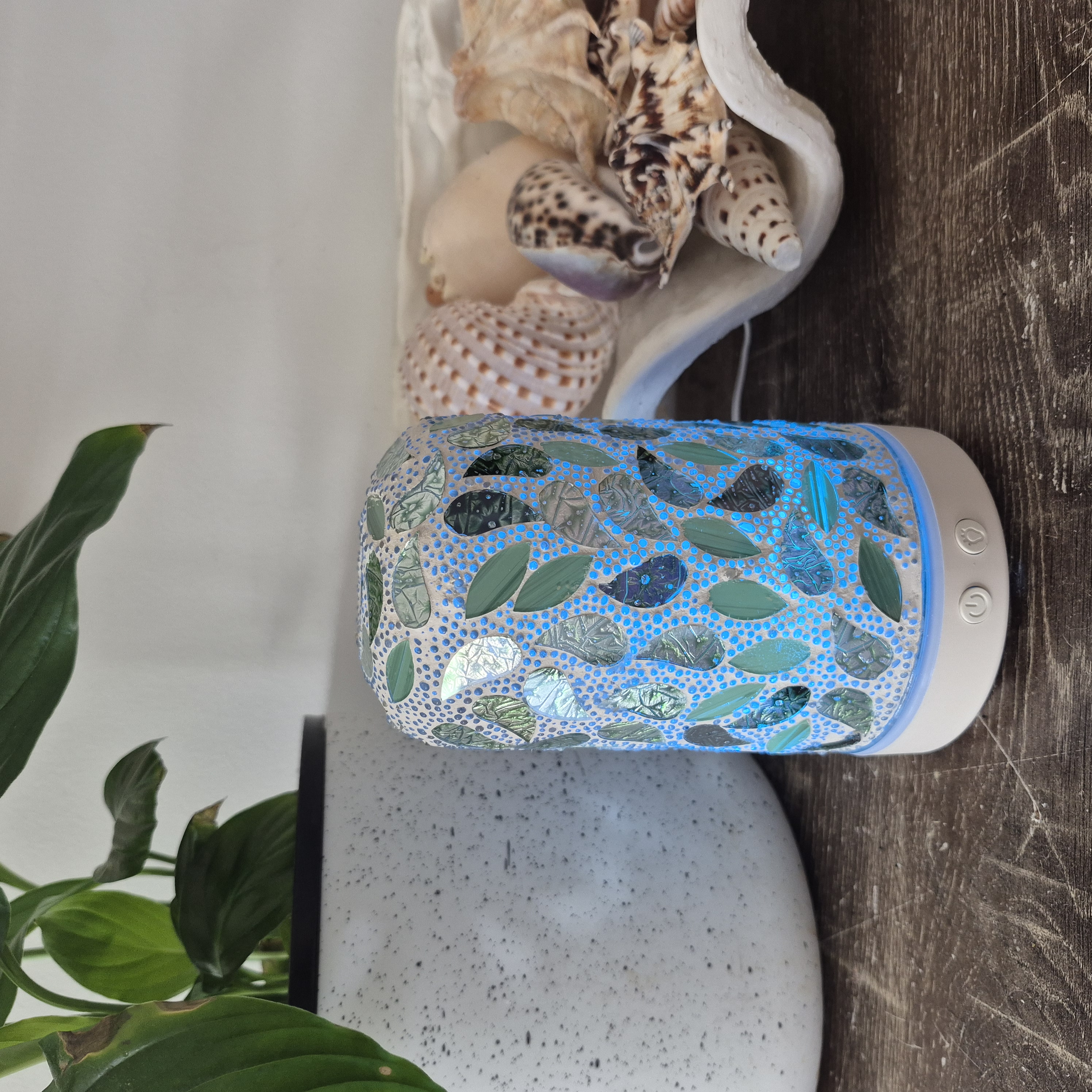 Mint Leaf Mosaic Aroma Diffuser Small